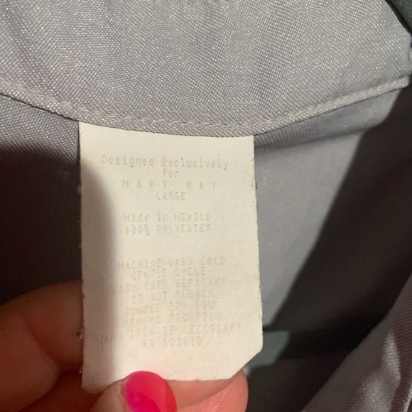 Vintage grey gray silver Mary Kay beauty coat jacket - Picture 2 of 2